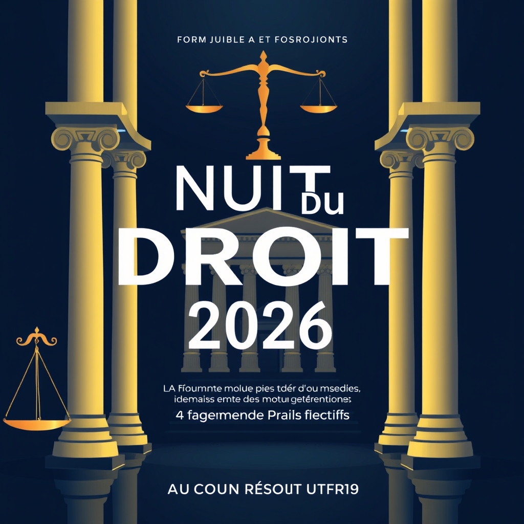 Nuit du Droit 2026 — forum des métiers et procès fictifs