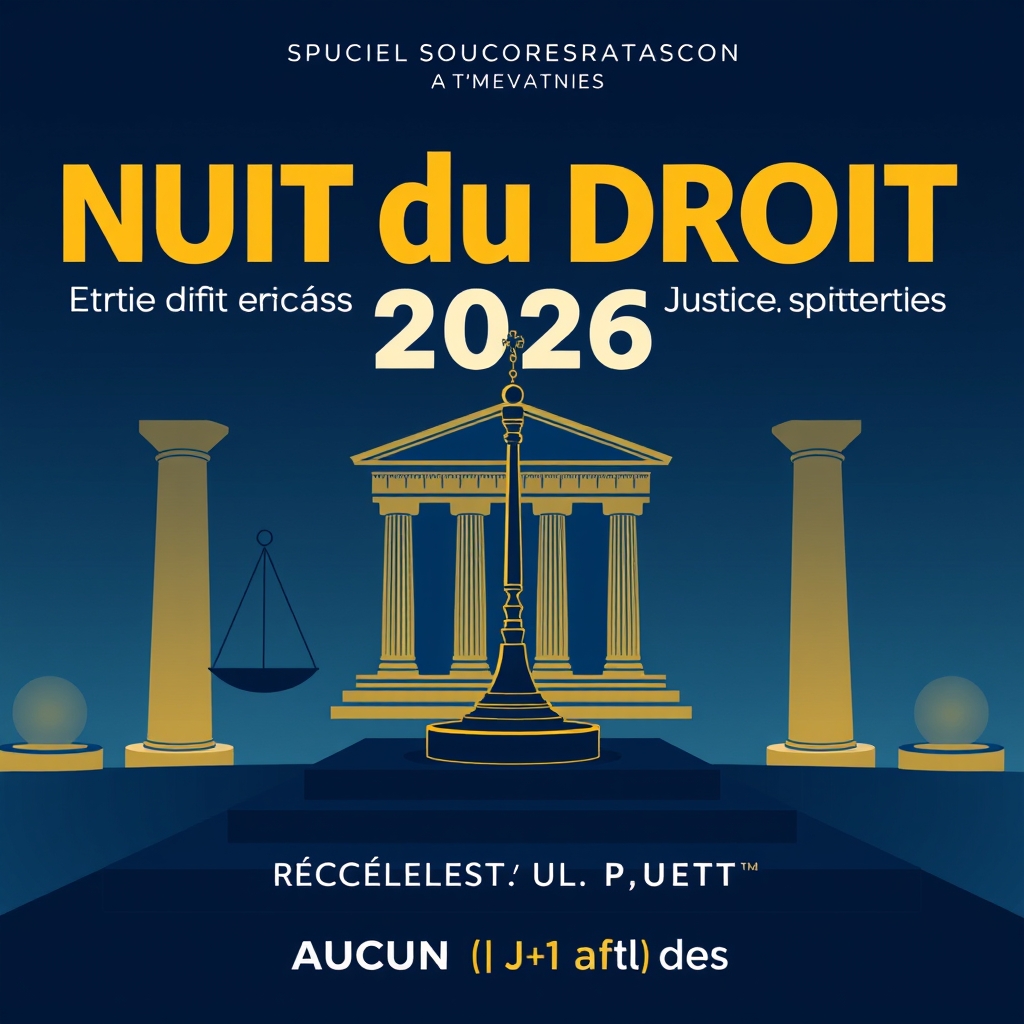 Nuit du Droit 2026 — procès fictif et justice sportive