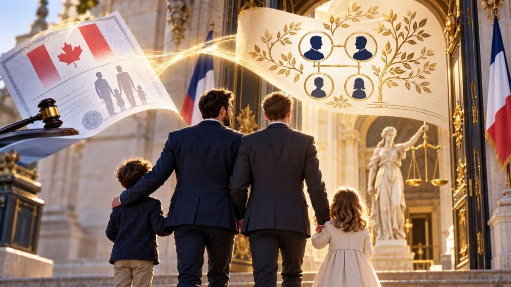 Famille et jugement étranger reconnus devant la justice française