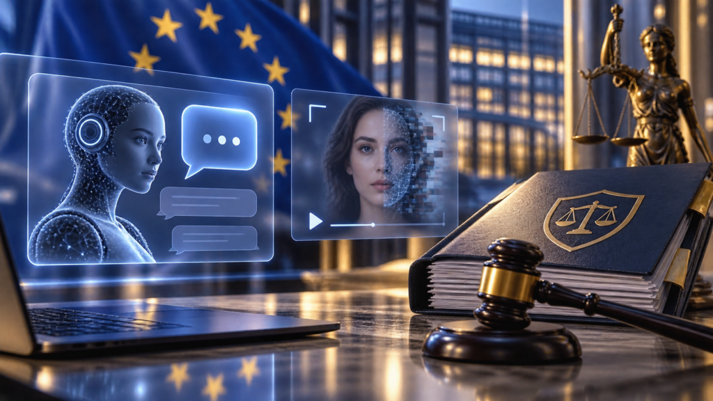 AI Act et obligations de transparence des chatbots et contenus artificiels