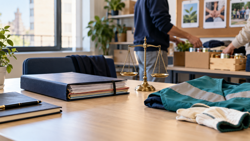 Travail d interet general des mineurs, justice penale et economie sociale et solidaire - visuel IA GENIE.LAW